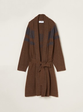 Men's centripetal knitting robe 詳細画像