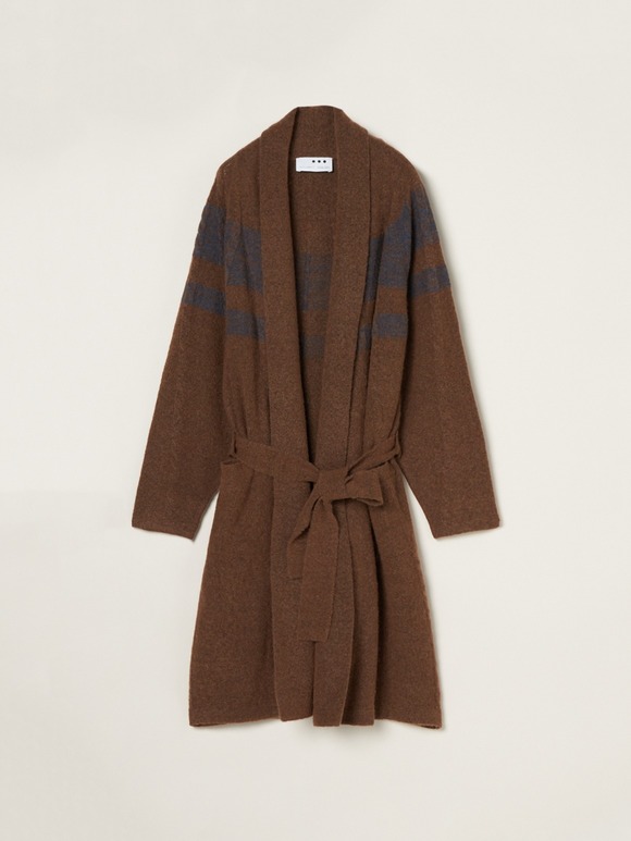 Men's centripetal knitting robe