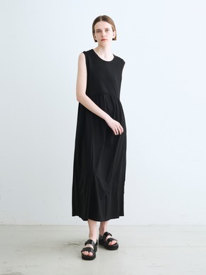 Long staple yarn gather dress 詳細画像