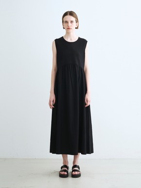 Long staple yarn gather dress 詳細画像