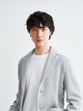 Men's cotton double face jacket 詳細画像