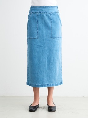 Denim streight skirt 詳細画像