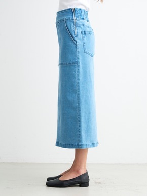 Denim streight skirt 詳細画像