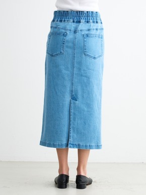 Denim streight skirt 詳細画像