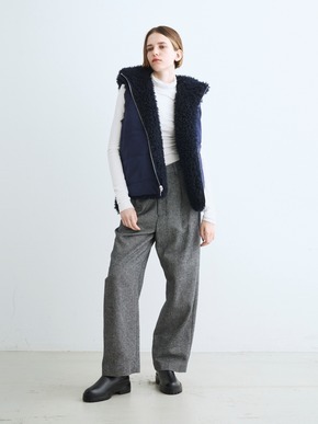 ecopel fur reversible vest 詳細画像