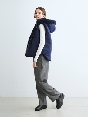 ecopel fur reversible vest 詳細画像