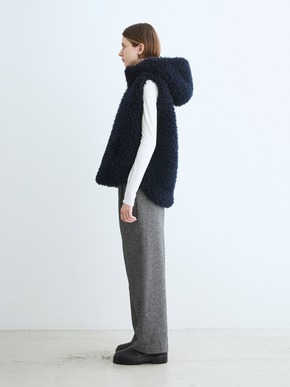 ecopel fur reversible vest 詳細画像