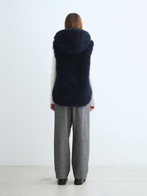 ecopel fur reversible vest 詳細画像