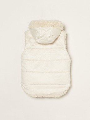 ecopel fur reversible vest 詳細画像