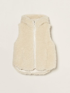 ecopel fur reversible vest 詳細画像