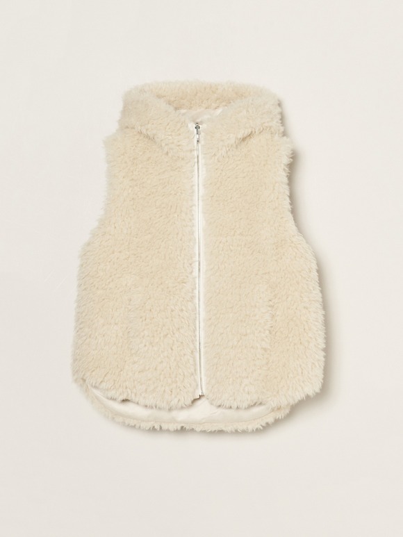 ecopel fur reversible vest