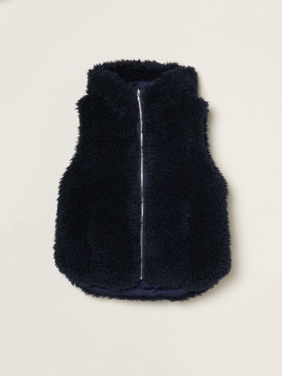 ecopel fur reversible vest