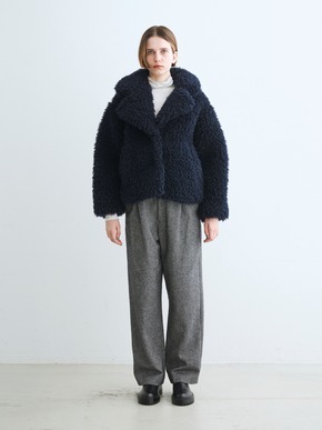 ecopel fur short coat 詳細画像