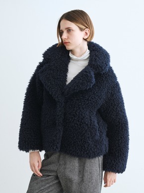 ecopel fur short coat 詳細画像