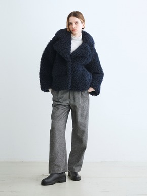 ecopel fur short coat 詳細画像