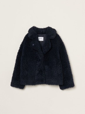 ecopel fur short coat 詳細画像