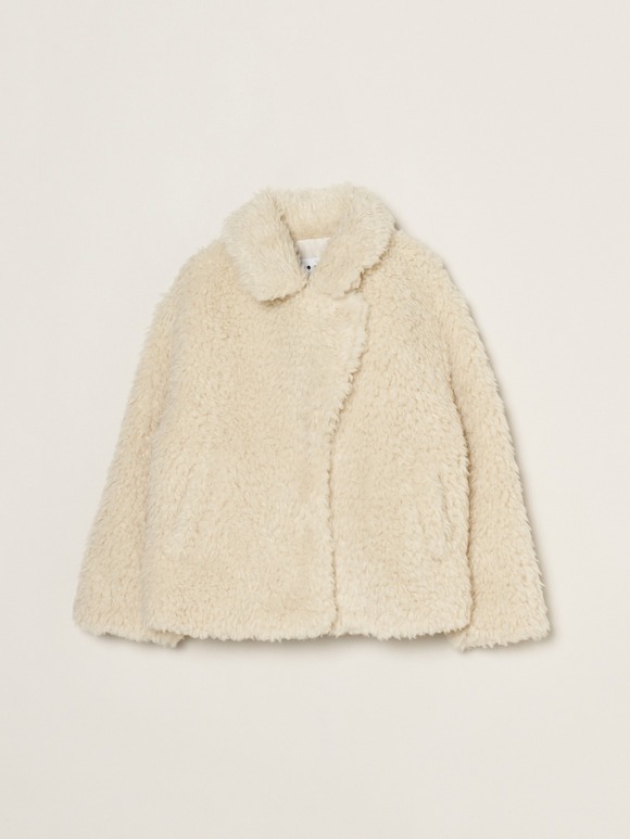 ecopel fur short coat