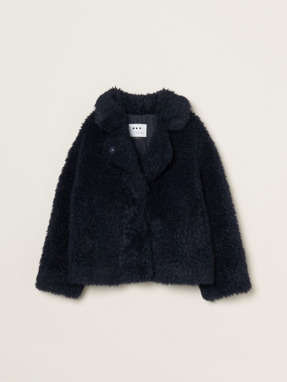 ecopel fur short coat