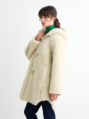 ecopel fur monster duffle coat 詳細画像