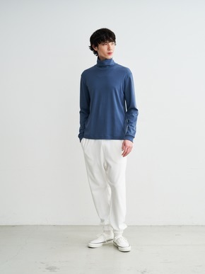 Men's brushed rib l/s turtle neck 詳細画像