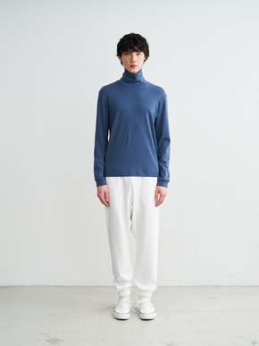 Men's brushed rib l/s turtle neck 詳細画像