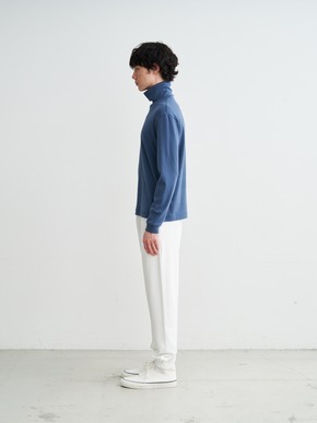 Men's brushed rib l/s turtle neck 詳細画像