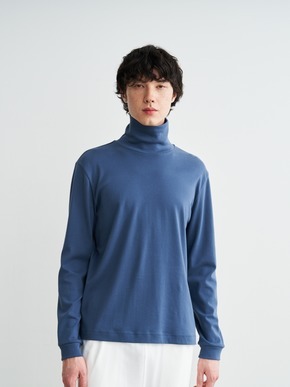 Men's brushed rib l/s turtle neck 詳細画像