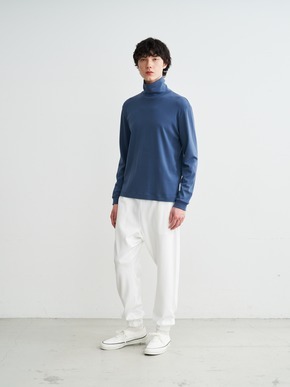 Men's brushed rib l/s turtle neck 詳細画像