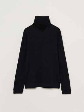 Men's brushed rib l/s turtle neck 詳細画像