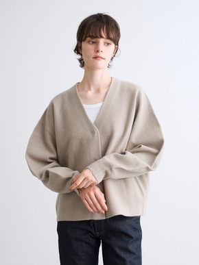 Felt sweater blouson cardigan 詳細画像