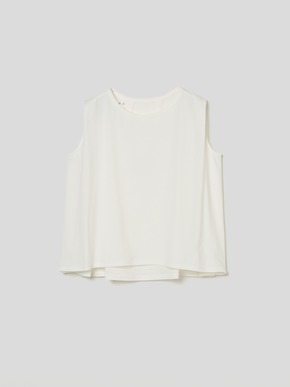 Stretch nylon tuck sleeve tee 詳細画像