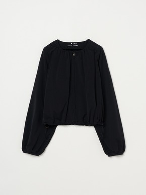 Stretchnylon cocoon zip cardigan 詳細画像