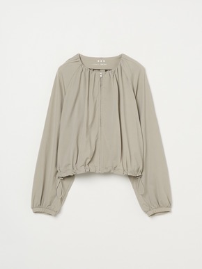 Stretchnylon cocoon zip cardigan 詳細画像