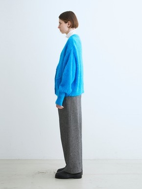 Color shaggy pocket cardigan 詳細画像