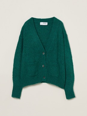 Color shaggy pocket cardigan 詳細画像