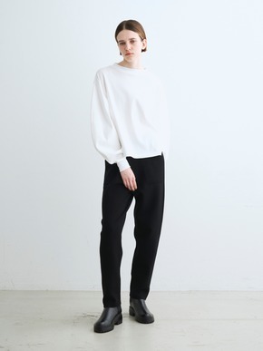 Silky cotton knit curved sleeveT 詳細画像