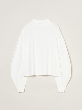 Silky cotton knit curved sleeveT 詳細画像