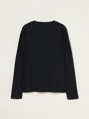 Silky cotton knit l/s tee 詳細画像