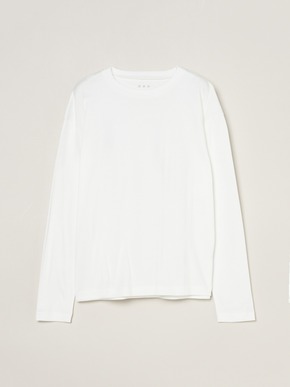 Silky cotton knit l/s tee 詳細画像