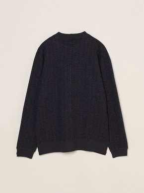 Men's boiled herringbone l/s crew 詳細画像