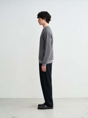 Men's boiled herringbone l/s crew 詳細画像