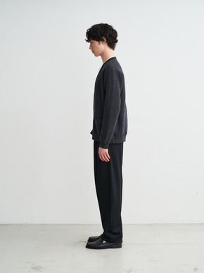 Men'sboiled herringbone v neck cardigan 詳細画像