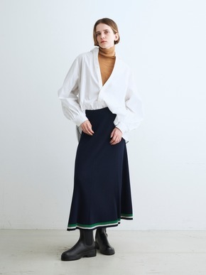 Wool outfit flair skirt 詳細画像