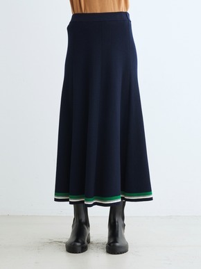 Wool outfit flair skirt 詳細画像