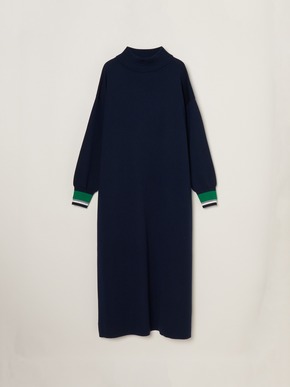 Wool outfit high neck dress 詳細画像