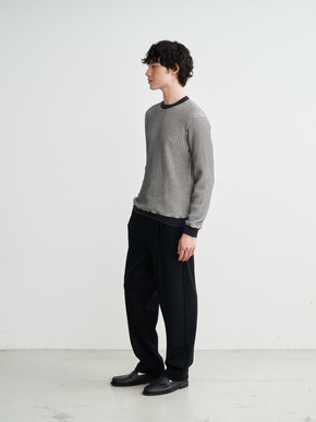 Men's cotton waffle l/s t-shirt 詳細画像