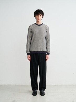 Men's cotton waffle l/s t-shirt 詳細画像