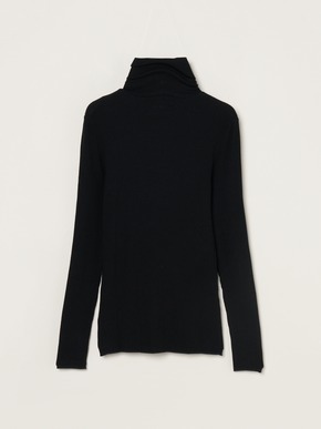 Silk cashmere tee turtle neck 詳細画像