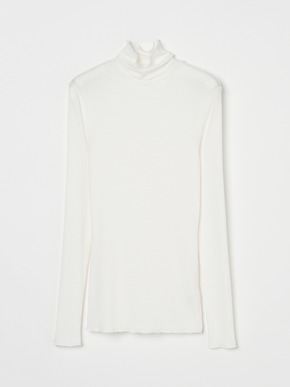 Silk cashmere tee turtle neck 詳細画像