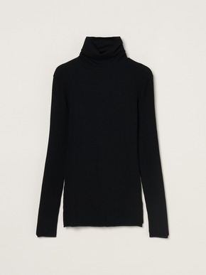 Silk cashmere tee turtle neck 詳細画像